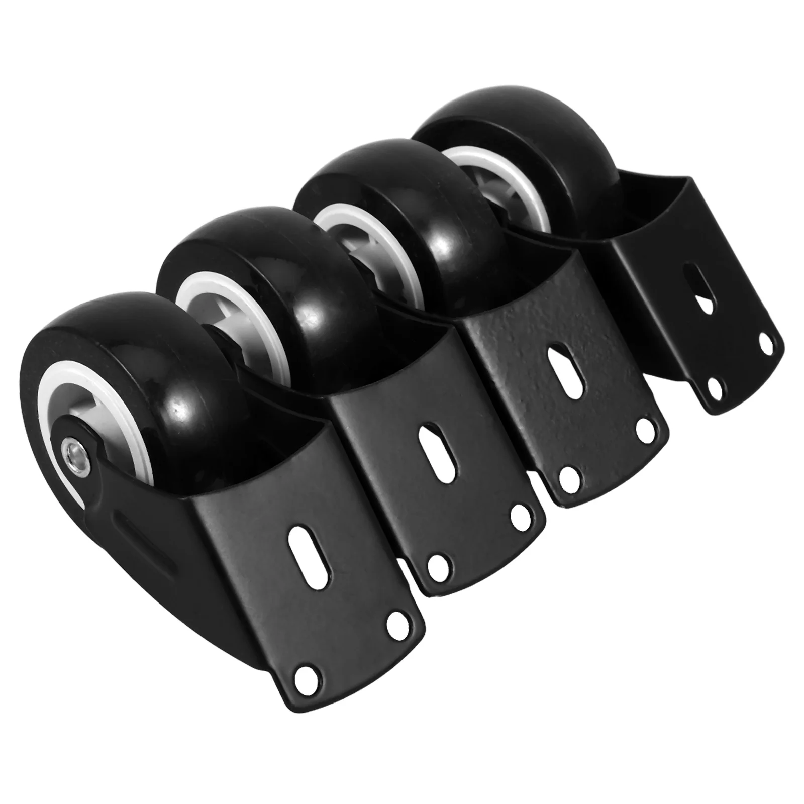 

4pcs Sliding Door Rollers Heavy Duty Cabinet Pulley Hardware For Barn Wardrobe Closet Doors With Directional Rail System Smooth