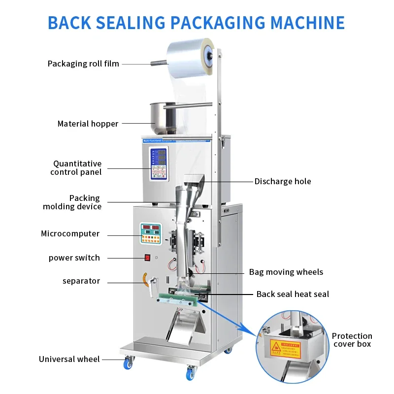 Small sachets spices powder automatic filling machine coffee teabag packing multi-function packaging machines