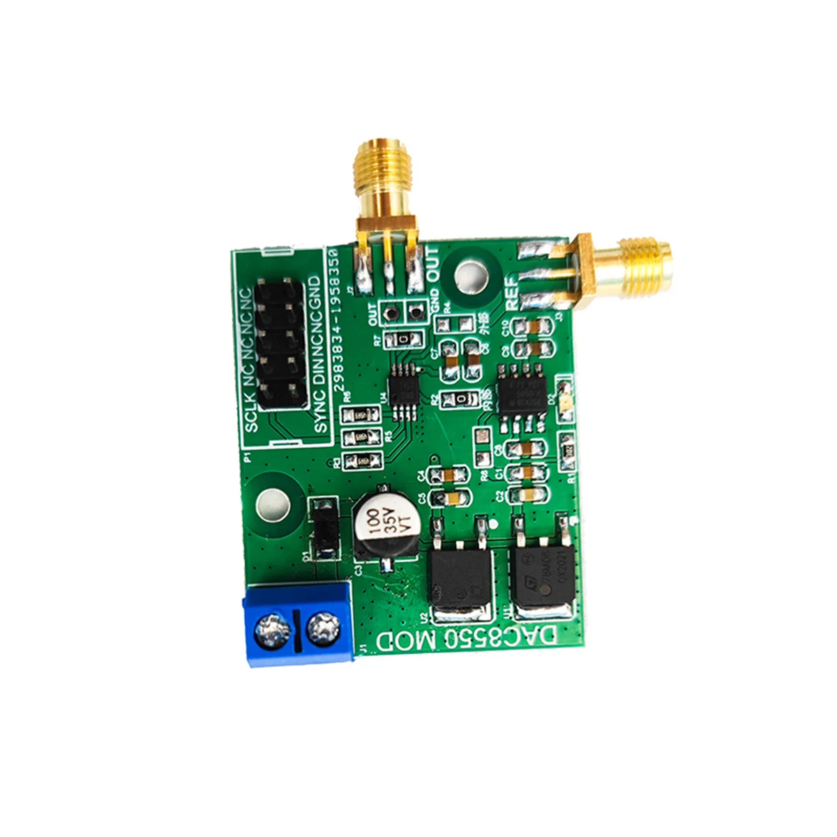 DAC 8550 Module 16 Bit Ultra-Low Burr Pulse Voltage Output DAC