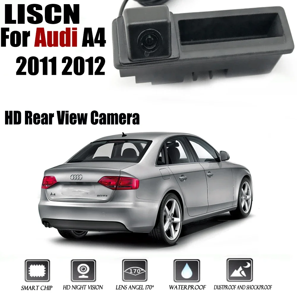 

Rear View Parking Camera For Audi A4 2011 2012 Night Waterproof Backup Reversing Camera Trunk
