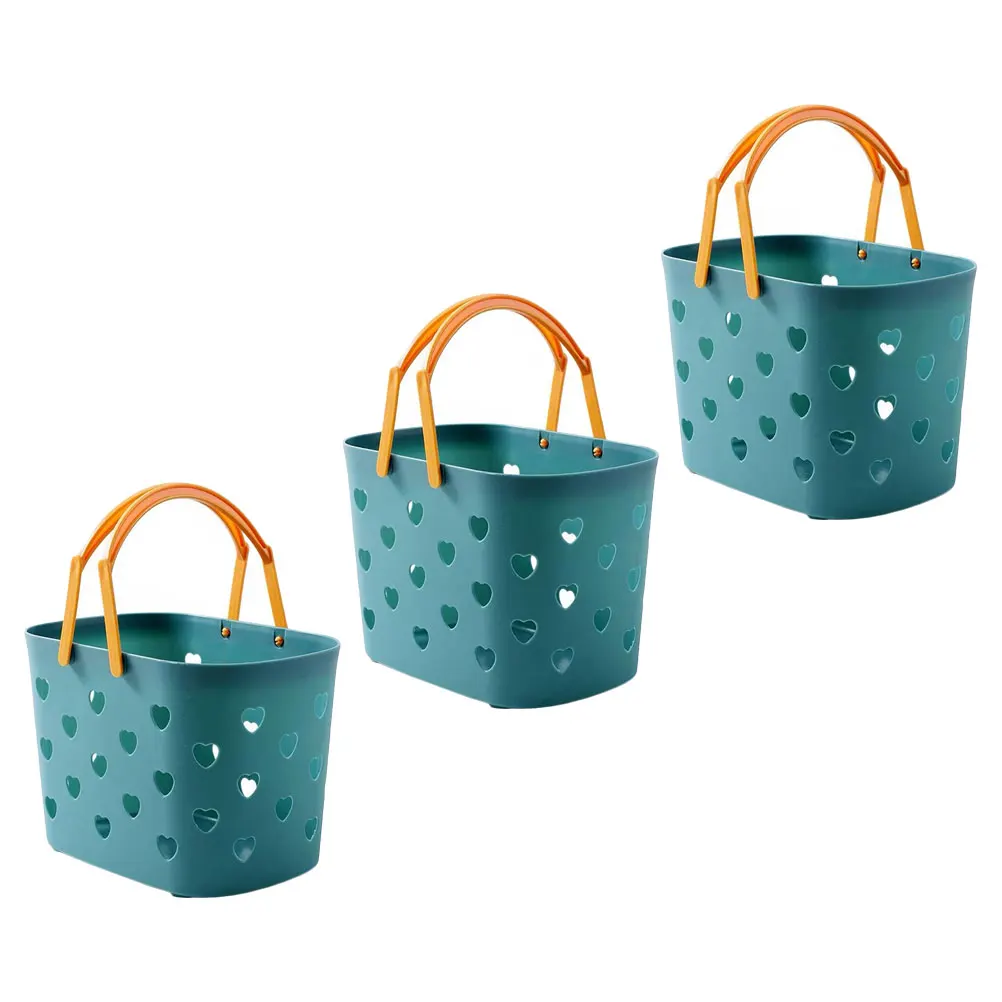 

3pcs Portable Storage Bathroom Storage Laundry Basket Basket for Bathroom Laundry Home Kitchen Compact Size