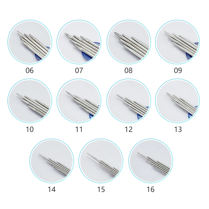 Stainless Steel Straight Knitting 11 Size 5 Pcs 25cm/35cm Needles Crochet Hooks Knitting Needles Set DIY Sweater Weave Size 6-16