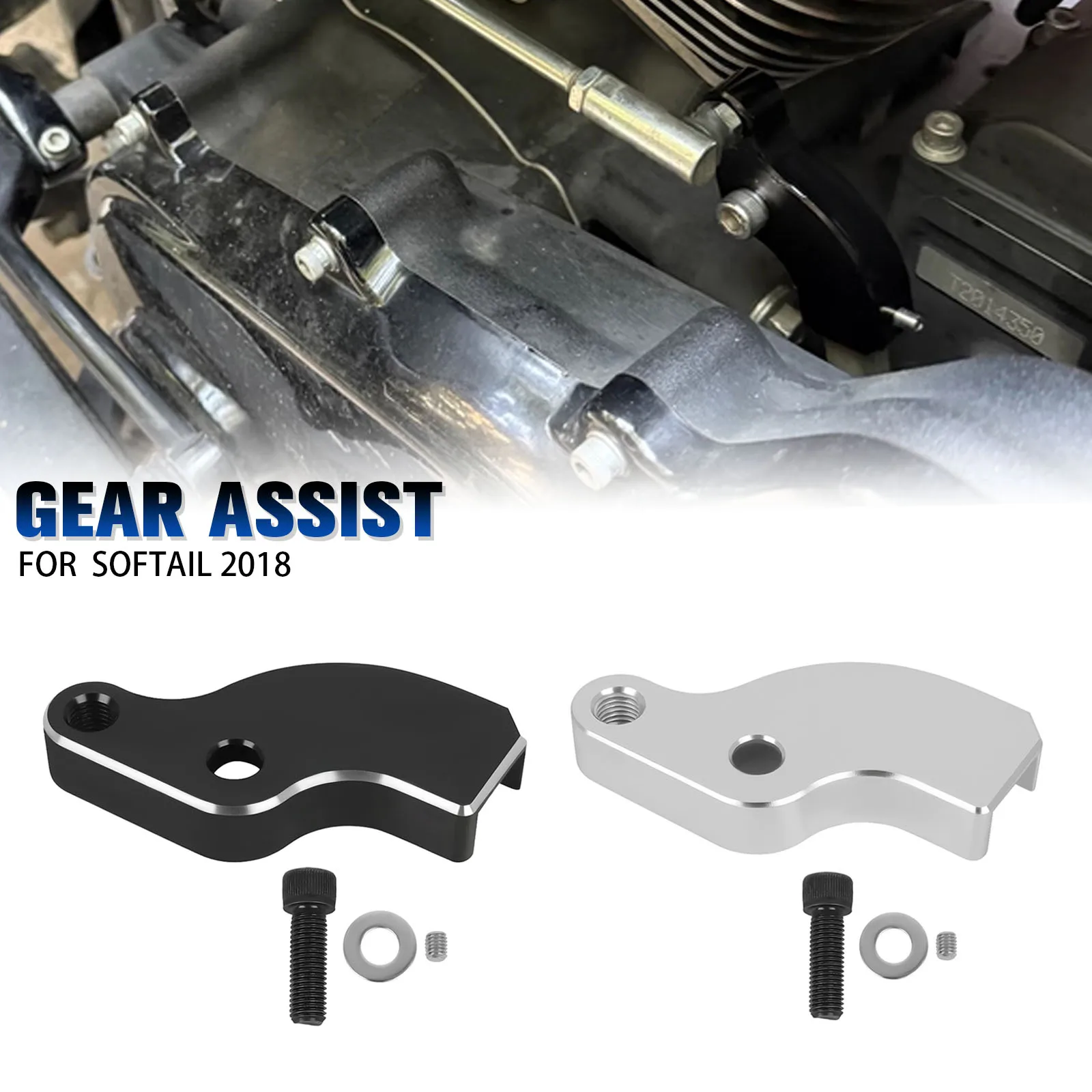 

For Harley M8 Touring 2017-2025 Softail Fat Bob 2018-2025 Motorcycle Transmission Booster Shift Assist Neutral Gear Assist Kit