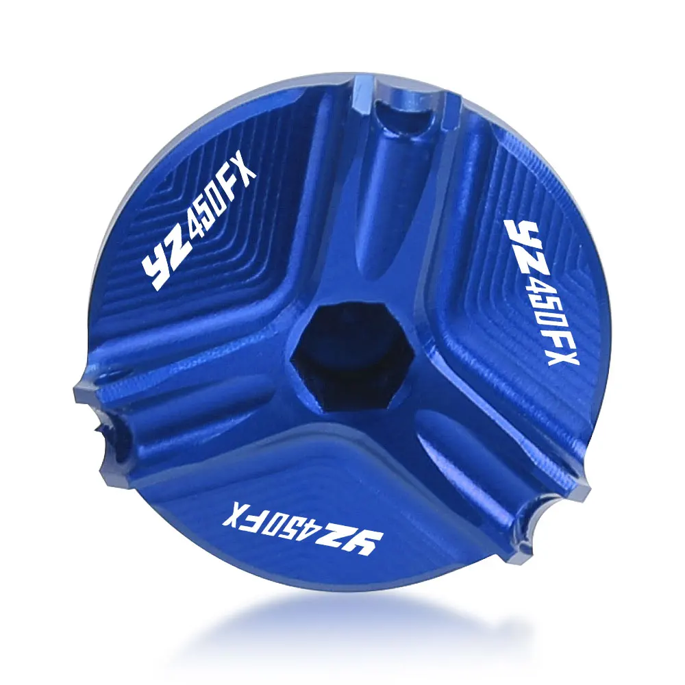 FOR YAMAHA YZ450FX YZ 450FX YZ 450 FX 2016-2020 2021-2023 Motocycle Accessories CNC Aluminum New M28 Oil Filler Cap Cover Screw