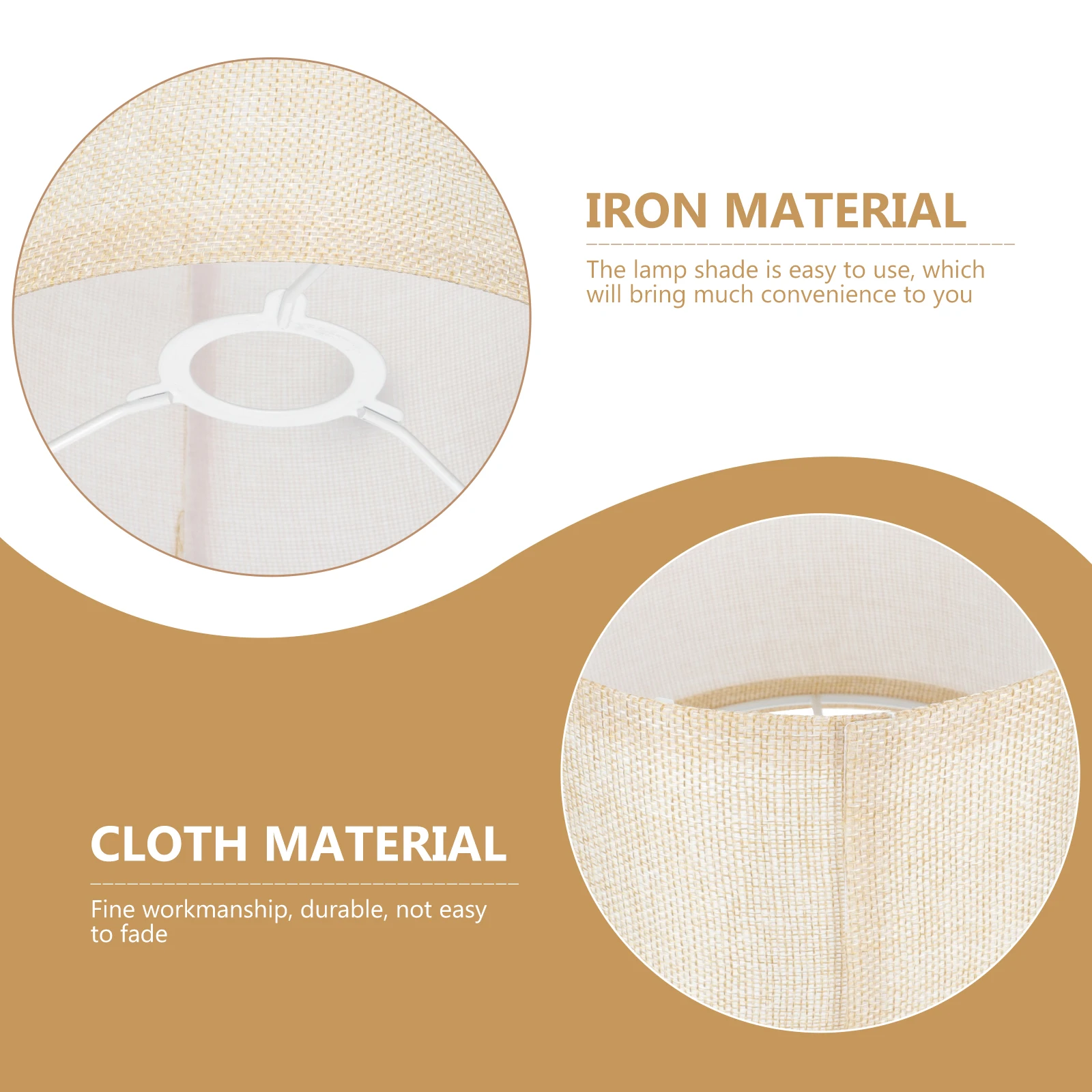 

Lampshade 20x16cm Durable Fabric Cover for Desk Wall Ceiling Light Home Decor Hotel Bar Chic Stylish Housewarming Gift