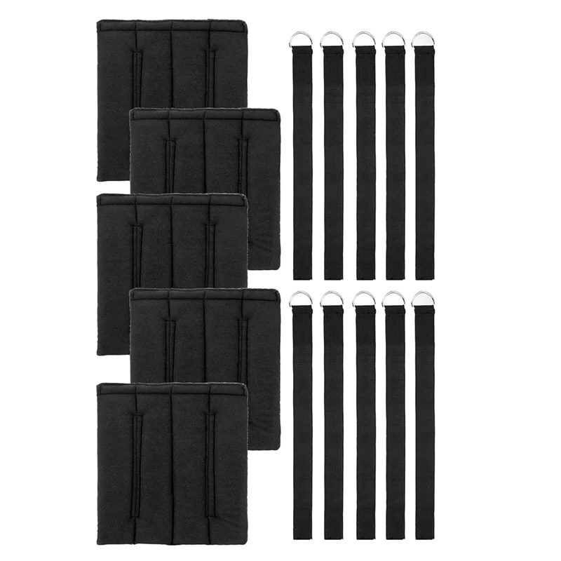 Comfortable Ladder Step Pads With 10 Adjustable Straps, 5PCS Bunk Bed Ladder Pads, Soft Bunk Bed Ladder Covers