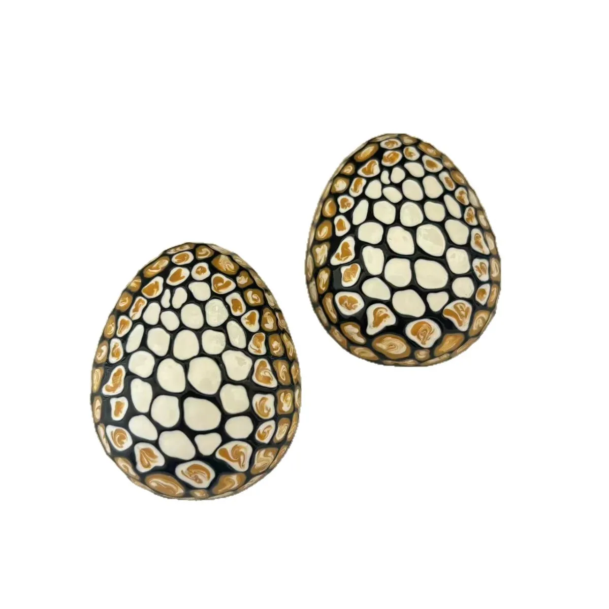 

Gazing Jewelry High-end heavy-duty enamel earrings for fashion shows