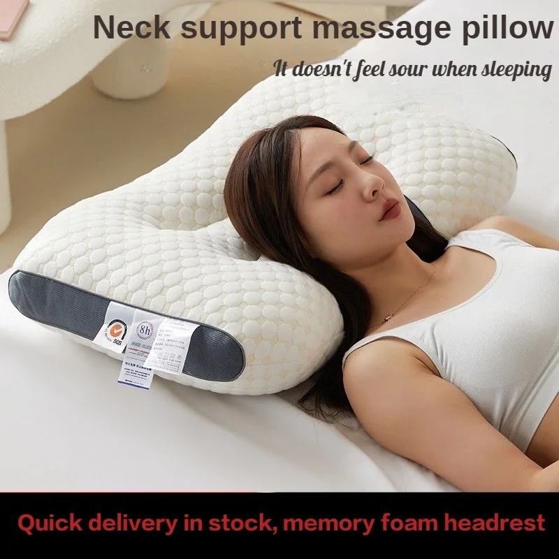 

Pillows for neck protection, household washable pillows for neck protection and sleep support, comfortable headrests for adults