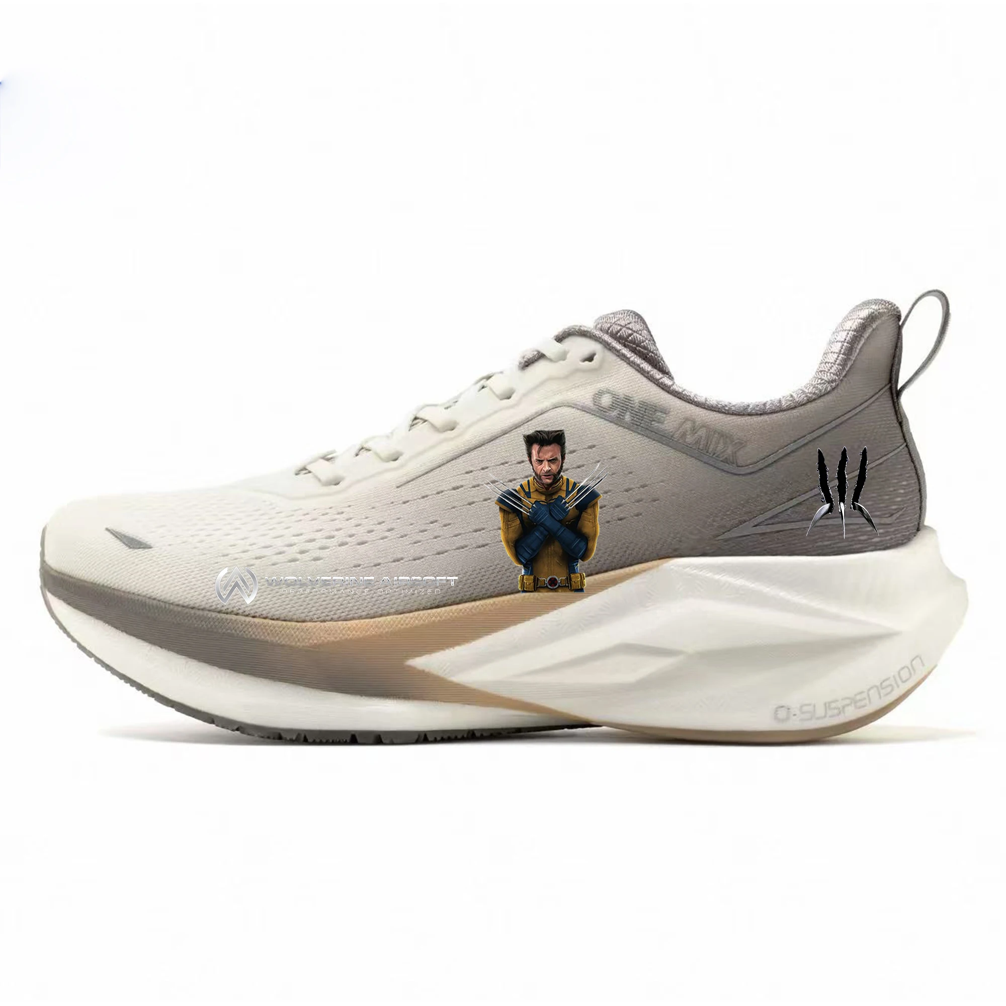 

ONEMIX Marvel Wolverine Air Cushion Sports Shoes Men High Quality Outdoor Running Shoes Soft Soled Athletic Custom Sneakers