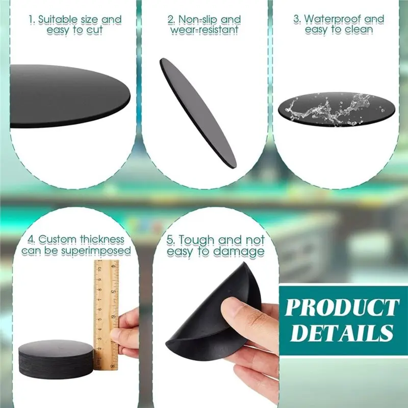 ABVT-Billiard Pool Table Leg Shims 100 Pcs 3