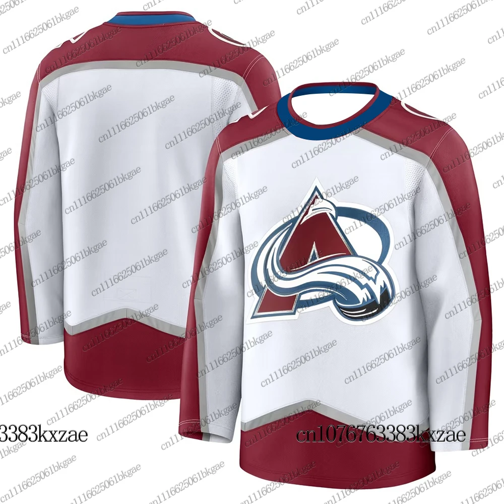 Autumn Winter New Ice Hockey Jerseys For Men Colorado Avalanche Hockey Jerseys Casual Long Sleeve Jerseys Couple Hockey Jerseys
