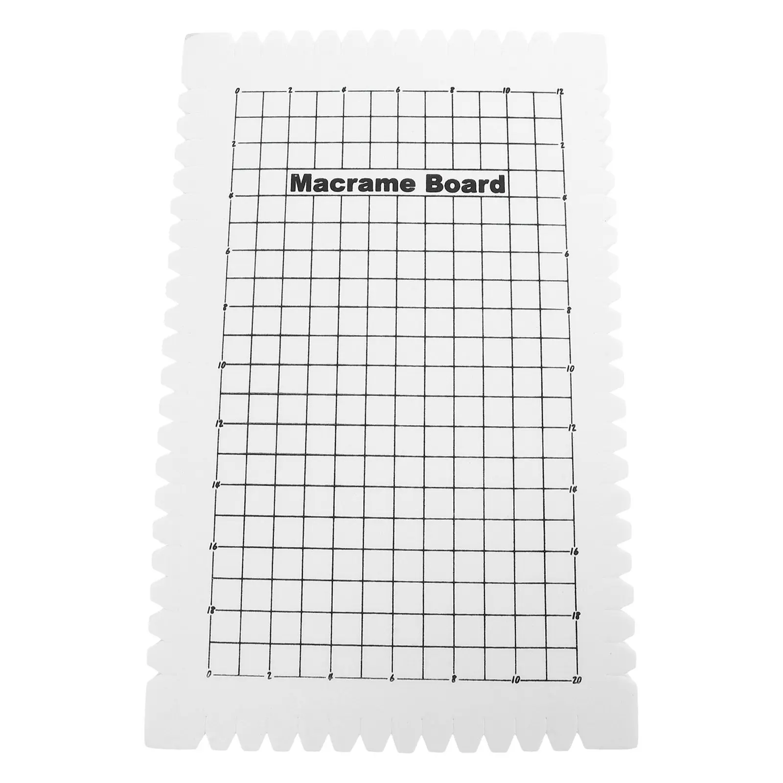 

Двусторонняя прозрачная пенопластовая доска для макраме с сеткой, для вязания и проектов по узловой технике, деревянные доски для макраме