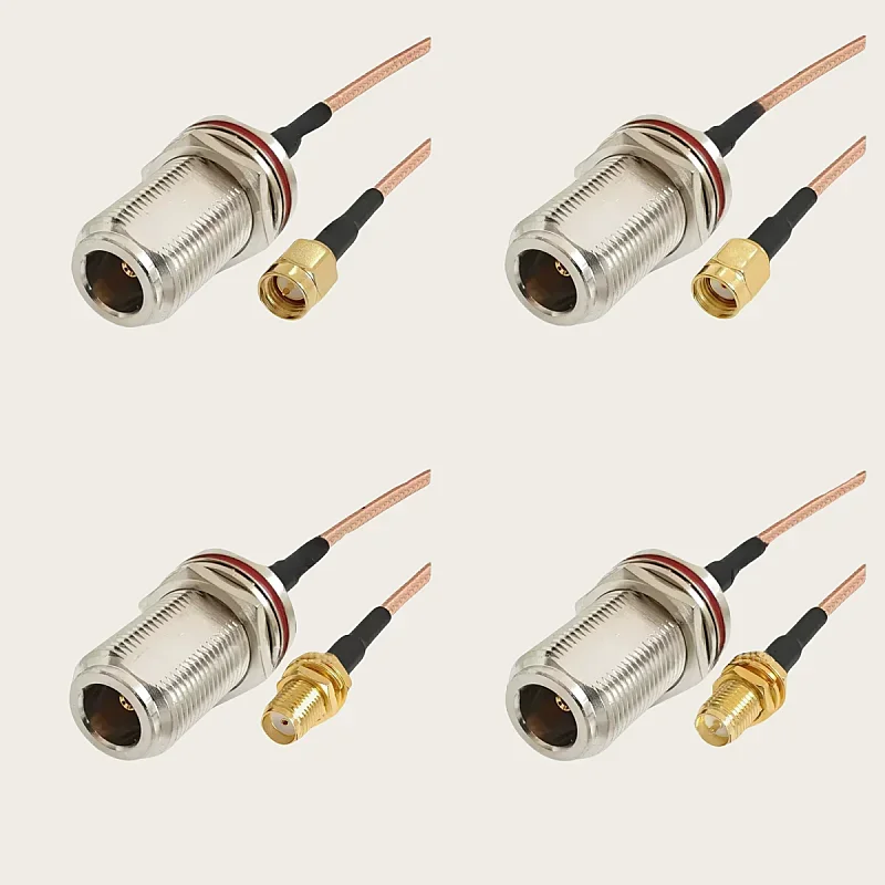 RG316 SMA Male to N Female Bulkhead Connector Coaxial Pigtail RF Cable Extension Jumper Cable RG-316 cable