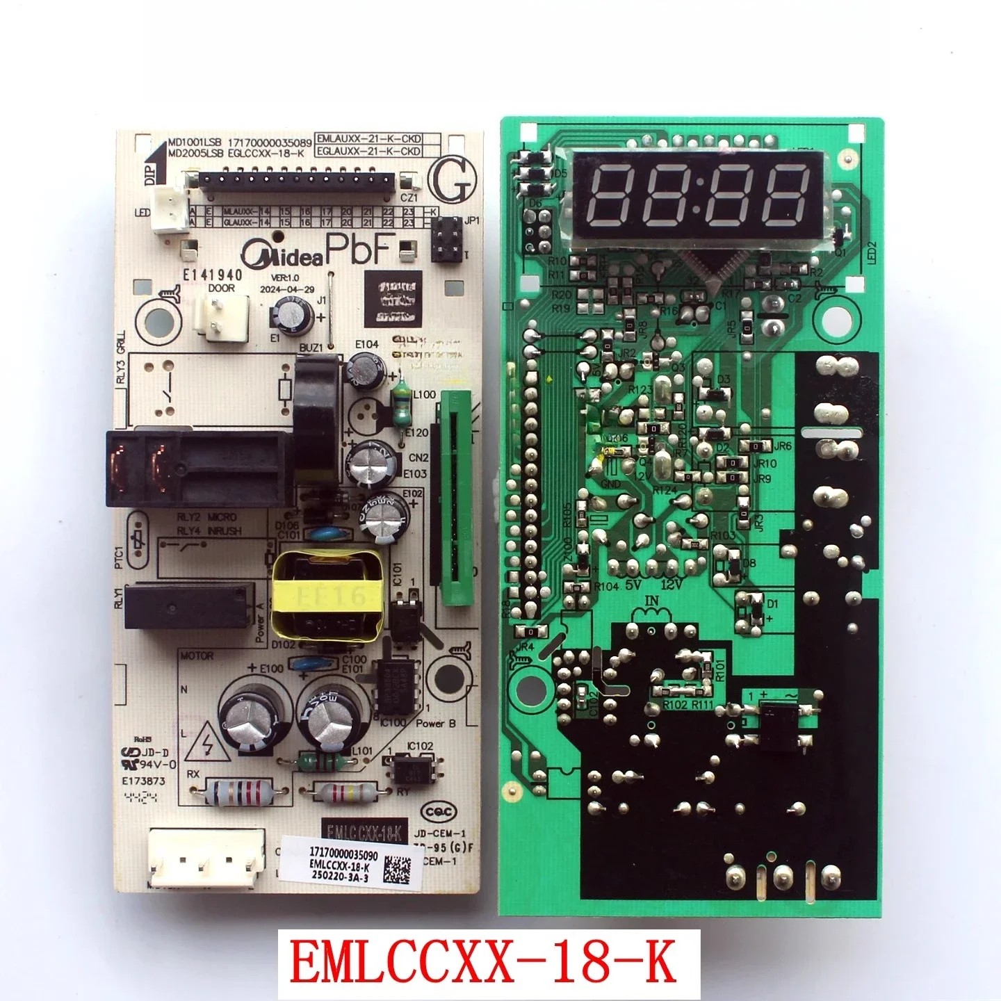 New  FOR Midea M22J microwave oven computer board EMLCCXX-18-K mainboard control board 1717000035090