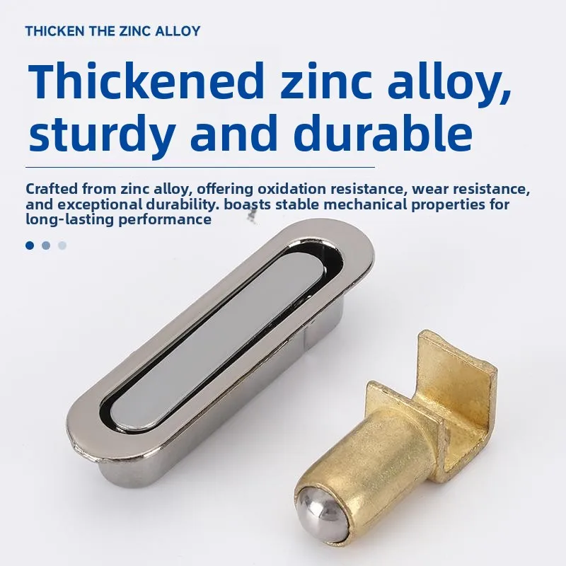 Magnetic Ball Catch Latch Lock for Multimedia Box Weak Current Cabinet Network Cabinet Mailbox, Universal Spring Ball Latch