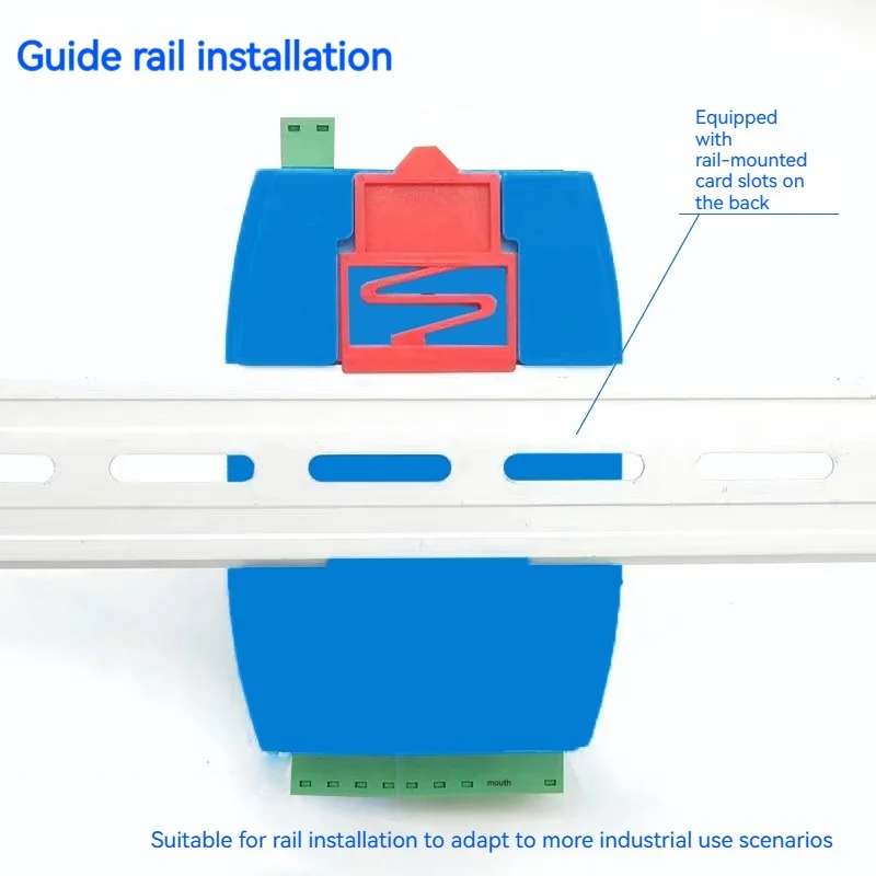 Transceptor de módem de fibra óptica SC/FC/LC, convertidor óptico DIN-Rail, Control Industrial en serie, interruptor de 20KM