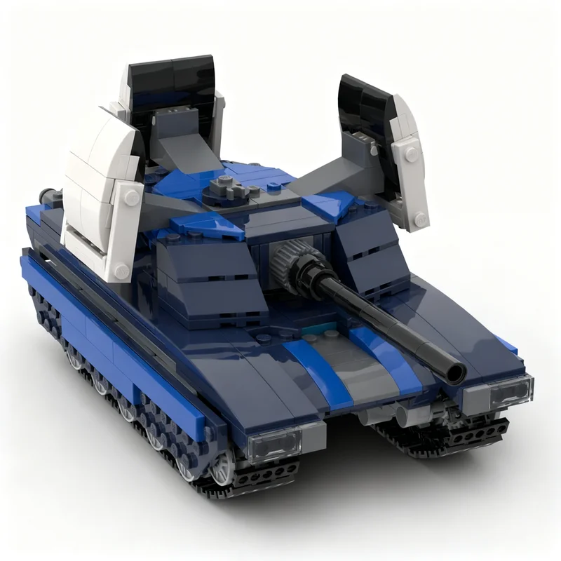 637 pièces MOC Command Conquer Red Alert 2 Mirage Tank Modèle de blocs de construction Jouet de construction Cadeaux de Noël Idée créative DIY