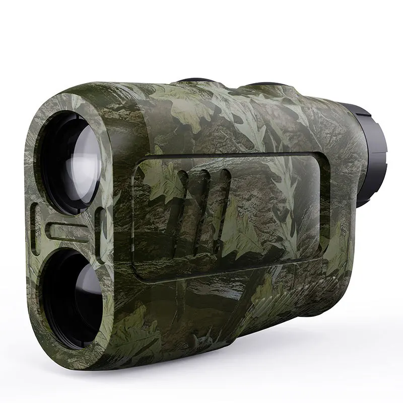 

6x Hunting Laser Range Finder Camouflage Outdoor 650 Yards Speed Height Distance Meter Battery Powered