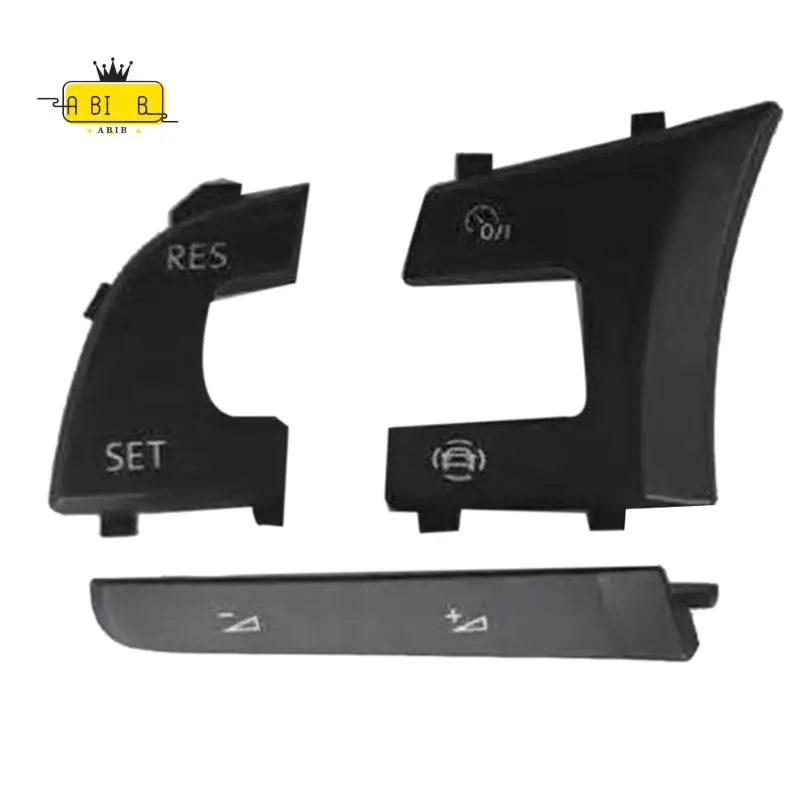 

ABIB -5G0959442 Car Steering Wheel Multifunction Button Cover For VW Tiguan Golf 7 7.5 Jetta Arteon Troc R-Line GTI GLI