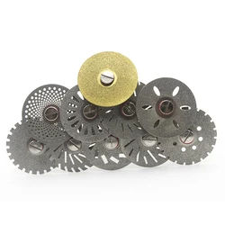 1PCS Dental lab Double Sided Diamond Cutting Disc for separating polishing ceramic crown plaster or jade