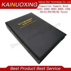 950PCS 2550PCS 4500PCS 0201 0402 0603 0805 1206 Capacitor sample book SMD Assorted Kit 10uf 1nf 100pf 10nf