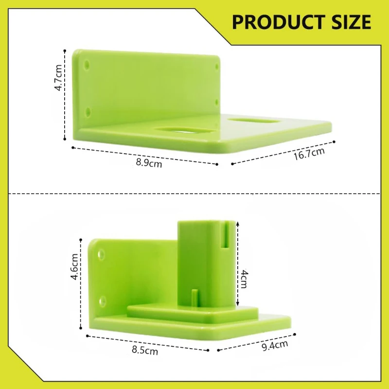 1 PCS Wall Mount Battery Tool Holder for Ryobi 18V Lithium Battery Power Tool Drill Storage Hangers Shelf for RYOBI P103 P107