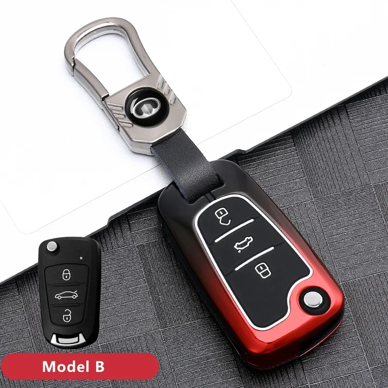 Car Key Case Cover Shell for GREAT WALL WINGLE 5 6 3 7 Voleex STEED GW Haval Hover H1 H6 H5 C50 C30 C20R M4 Keychain Accessories
