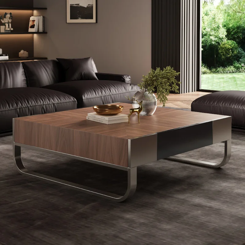 

Unique Black Coffee Table Industrial Nordic Minimalist Black Coffee Table Modern Luxury Muebles Para Hogar Home Furniture