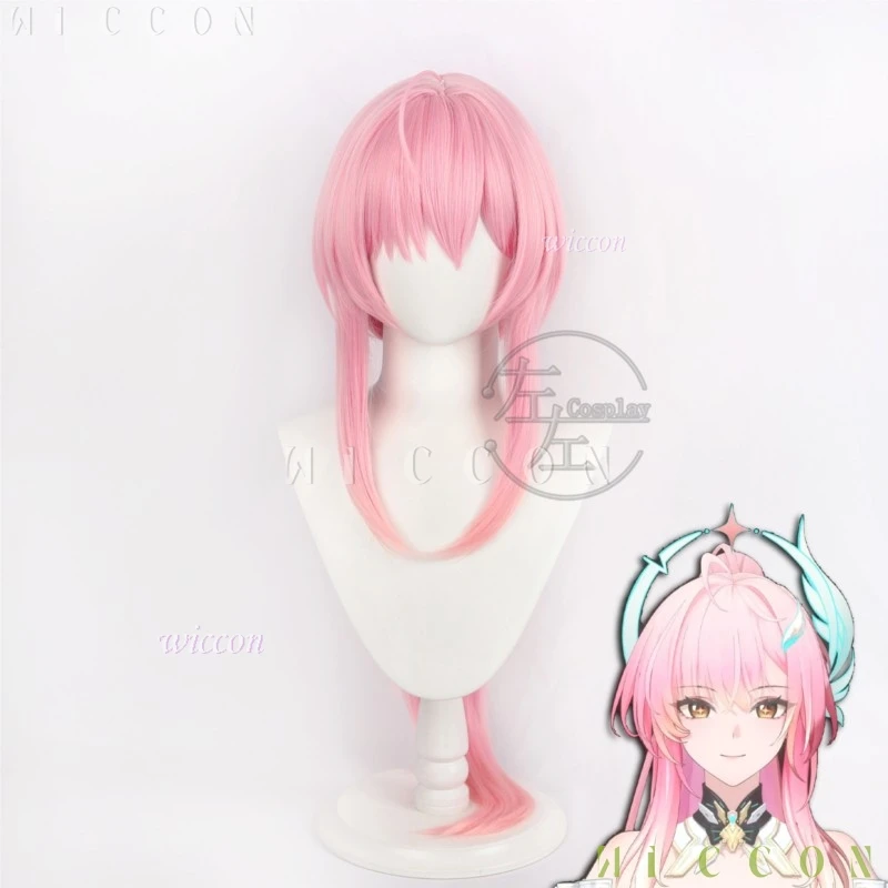 

Wuthering Waves Wuwa Aemeath, парик для косплея, женские розовые волосы для девочек, высокая термостойкость, 90 см, новый предчный персонаж, игра, ролевая игра