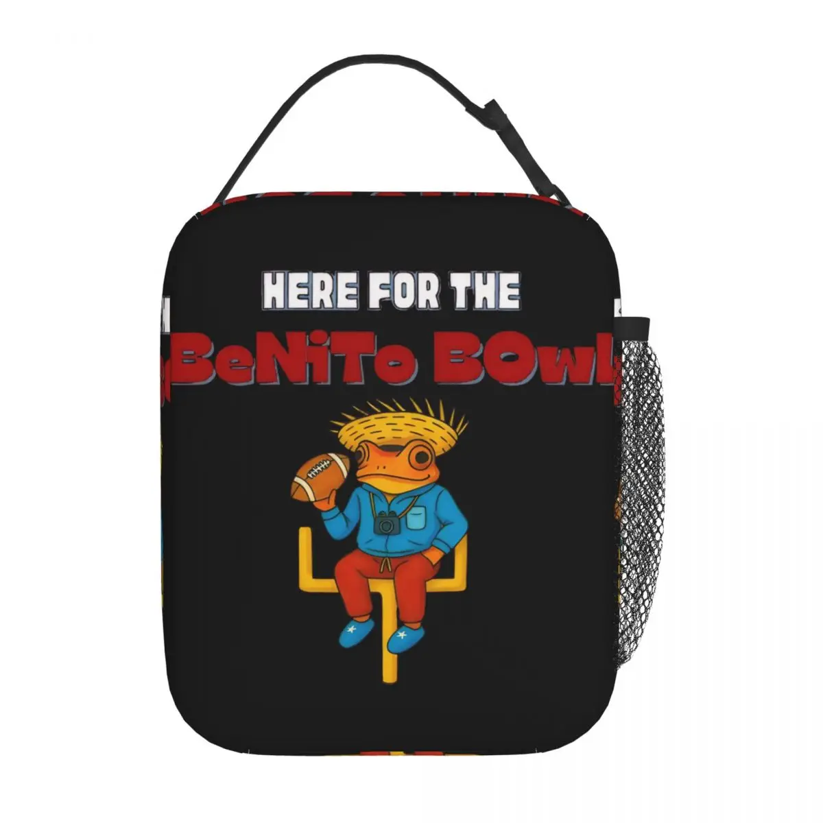 Insulated Lunch Bag Benito Bowl Puerto Rican Bads Bunnys Halftime Show 2026 Product Food Box Thermal Cooler Bento Box For Office