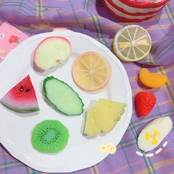 3D Simulation Hair Clips Fruit Strawberry Lemon Hairpin Food Hair Decoration Cute Girl Hair Accessories Duck Bill Clip Side Clip