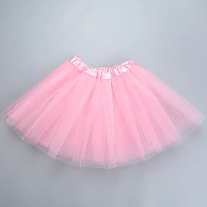 Meisje elastische ballet danskleding tutu's minirok voor verjaardagsfeestje dans 3-laags tule tutu rok voor kinderen prinses 2-8Y meisjes