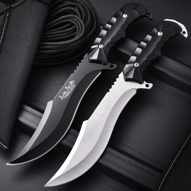 Outdoor Camping Style Portable Knife, Outdoor Straight Knife, Outdoor Knife, High Hardness Stainless Steel Camping Style Knife