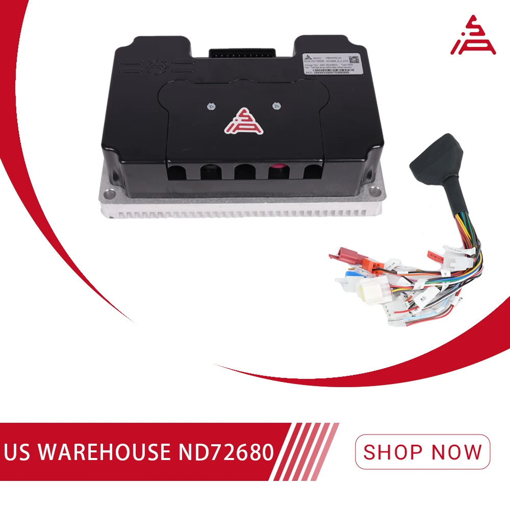 US Warehouse ND72680 Fardriver 680A BLDC Programmable E-Motorcycle Controller with Bluetooth for Electric Vehicles