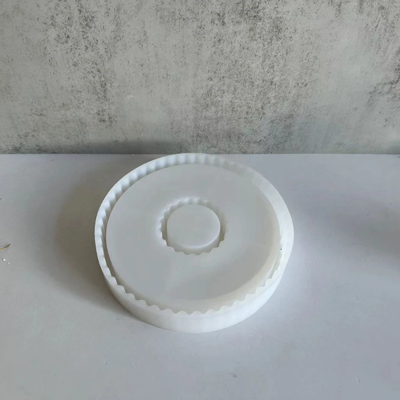 Round Candlestick Molds Silicone Mould Perfect for Making Holder Dropship