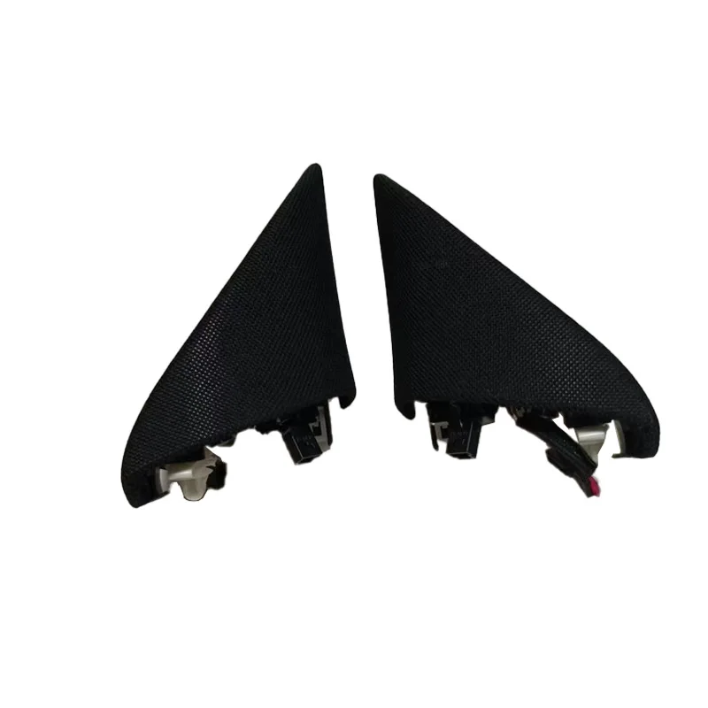 Couvercle de klaxon noir pour haut-parleur Tesla 2024 modèle 3, miroir des Highlands, pilier A, Triangle triple