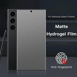 Matte Hydrogel Film For Samsung Galaxy S24 S23 S22 S21 S20 Ultra Plus FE No Fingerprint for S24 Screen Protector