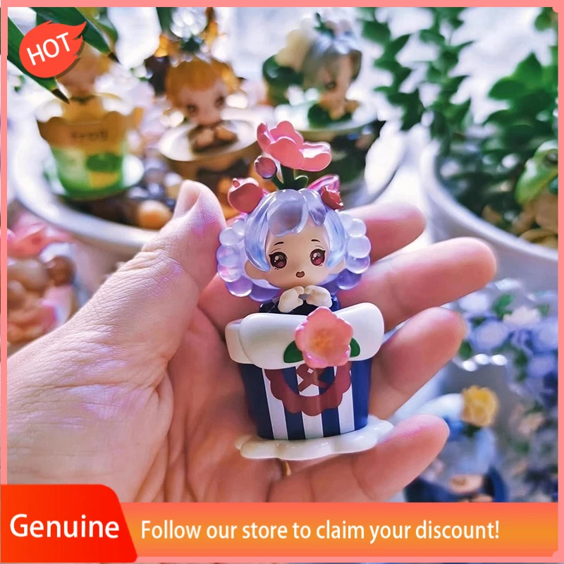 本物のスイートエミリアフォーミーソースミラクルガーデンシリーズブラインドボックスデスクトップオーナメントハンディオフィスボーイブラインドバッグギフト