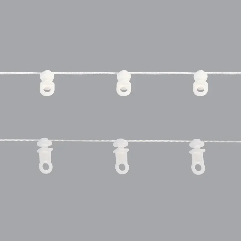 Silent Curtain Track Pulley For S Fold Wave Curtains Rail Distance 54mm 60mm 70mm 80mm s-wave curtain line runner