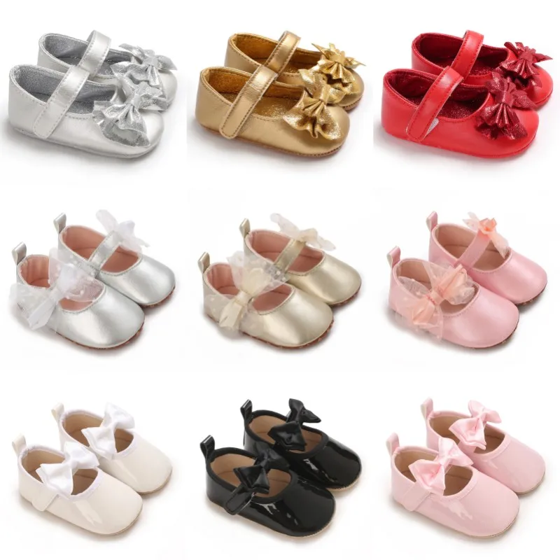 

Fashionable and Cute Bow Mary Jane Shoes Are Comfortable Lightweight and Non Slip Indoor Walking Shoes Suitable For Parties