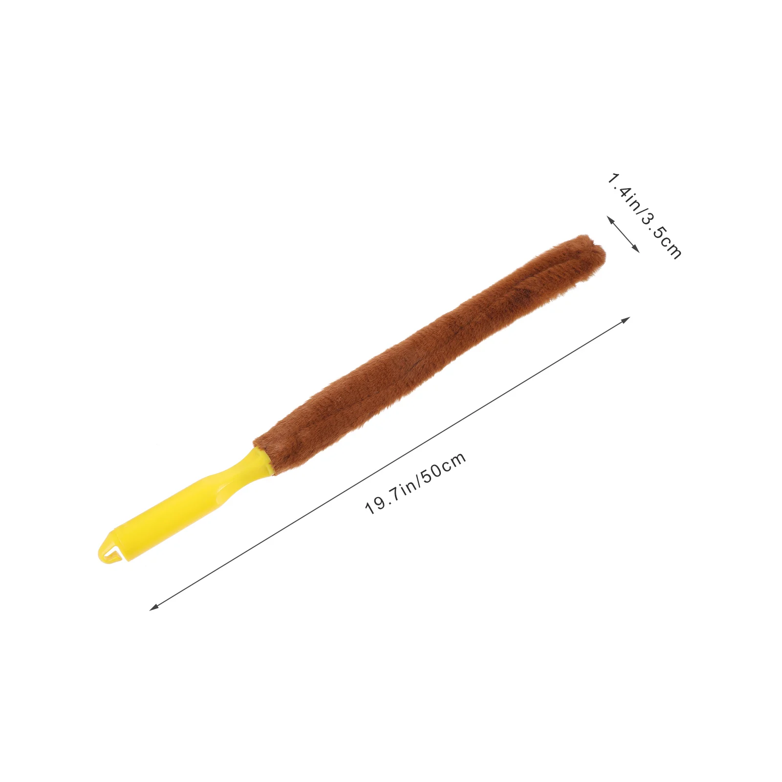

Guzheng Cleaning Brush Small Soft Brown Handle Hook Instrument Dust Removal Durable Reliable Material Music Tool Care Home