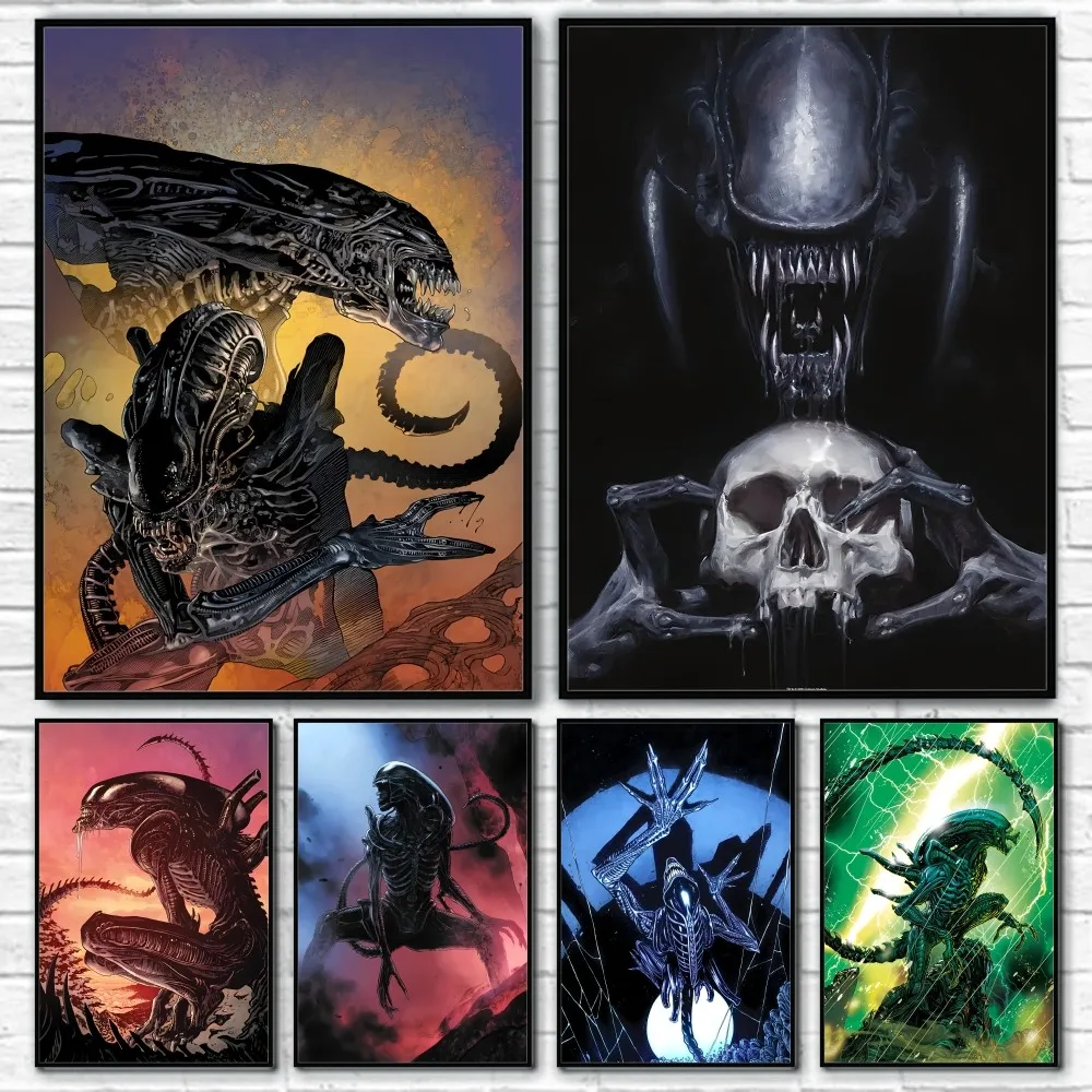 

A-Alien Movie Cool Boy Poster Home Living Room Wall Art Garage Room Decor