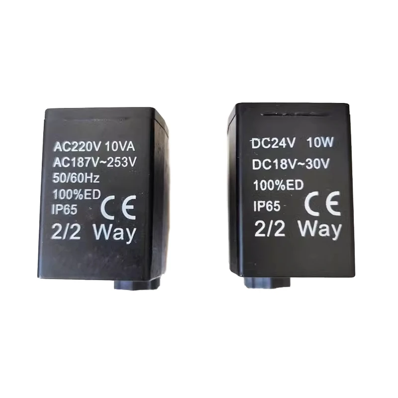 AirTAC Solenoid Coil Inner Diameter 11mm Height 40mm AC187~253V 10VA DC18V~30V 10W 2/2 Way