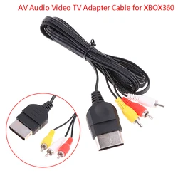 1.8M Composite AV Audio Video TV Adapter Cable for XBOX 360 Audio HD Cable