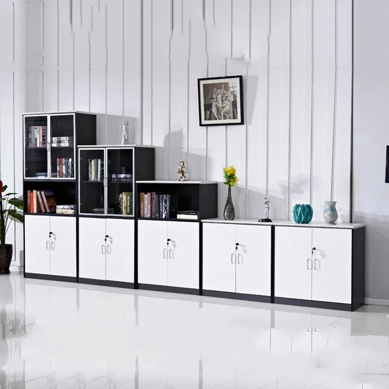 Doors Space Filing Cabinet Stackable Organizer Open Shelves Office Cupboards Compact Stand Armoires De Salon Storage Furniture