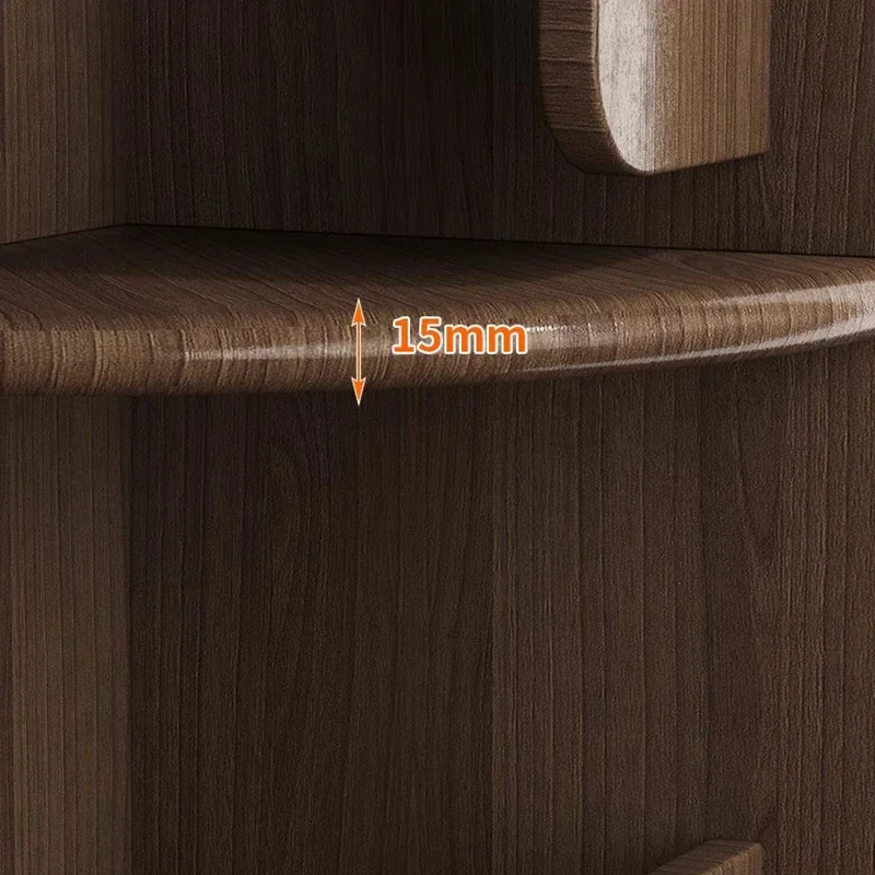 Storage Book Shelf Rotary Organizer Bedroom Librero Mobile Bookshelf Wooden Items Estanteria Libros Modular Furniture image 5