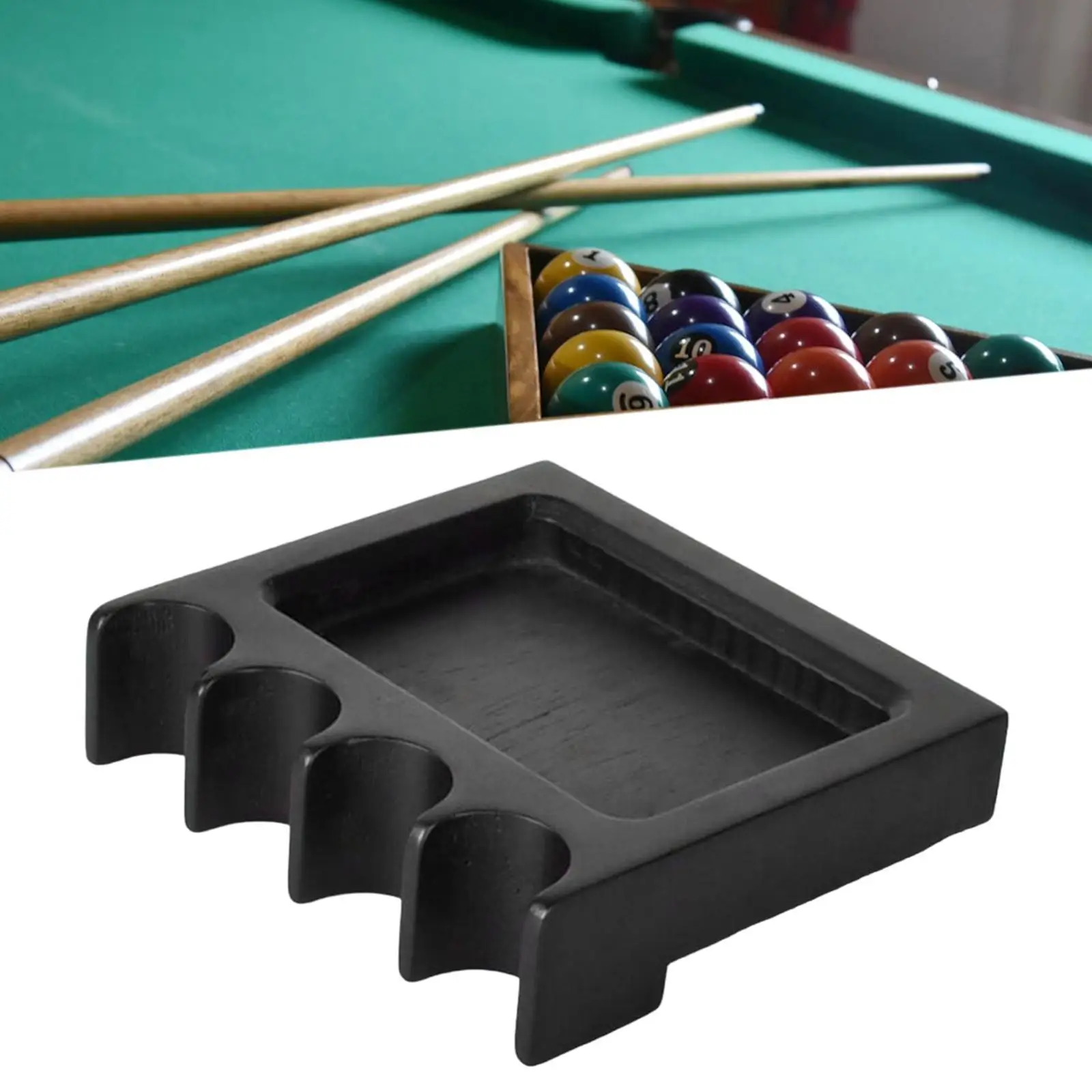 Pool Cue Holder for Table Cue Rest Against Table Practical Pool Stick Holder Pool Cue Rack Billiard Cue Stand for Billiards Room