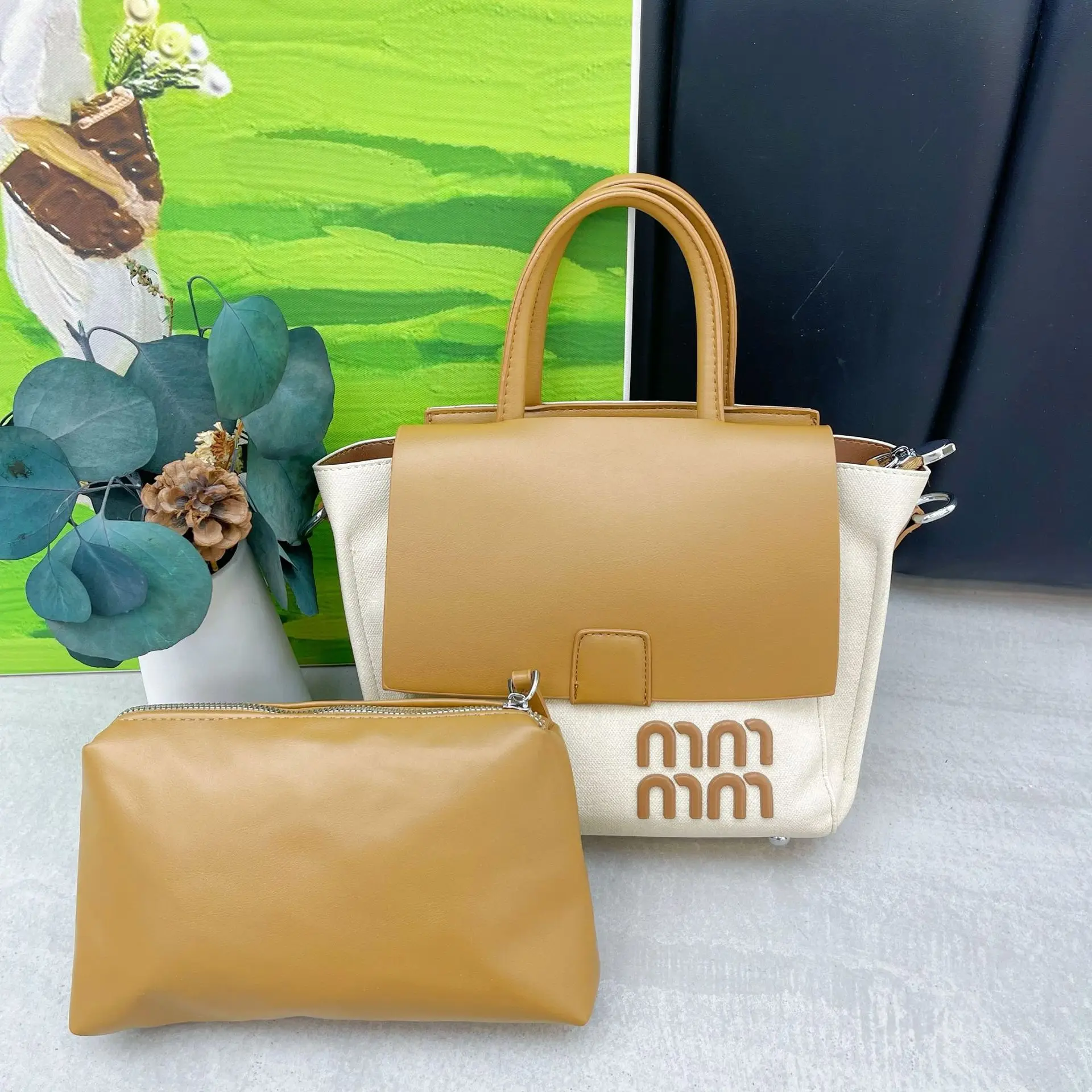 

2025 Новая большая сумка-тоут ​ ​ Для женщин большая вместительная сумка через плечо винтажная сумка через плечо ретро пригородная модная кожаная сумка