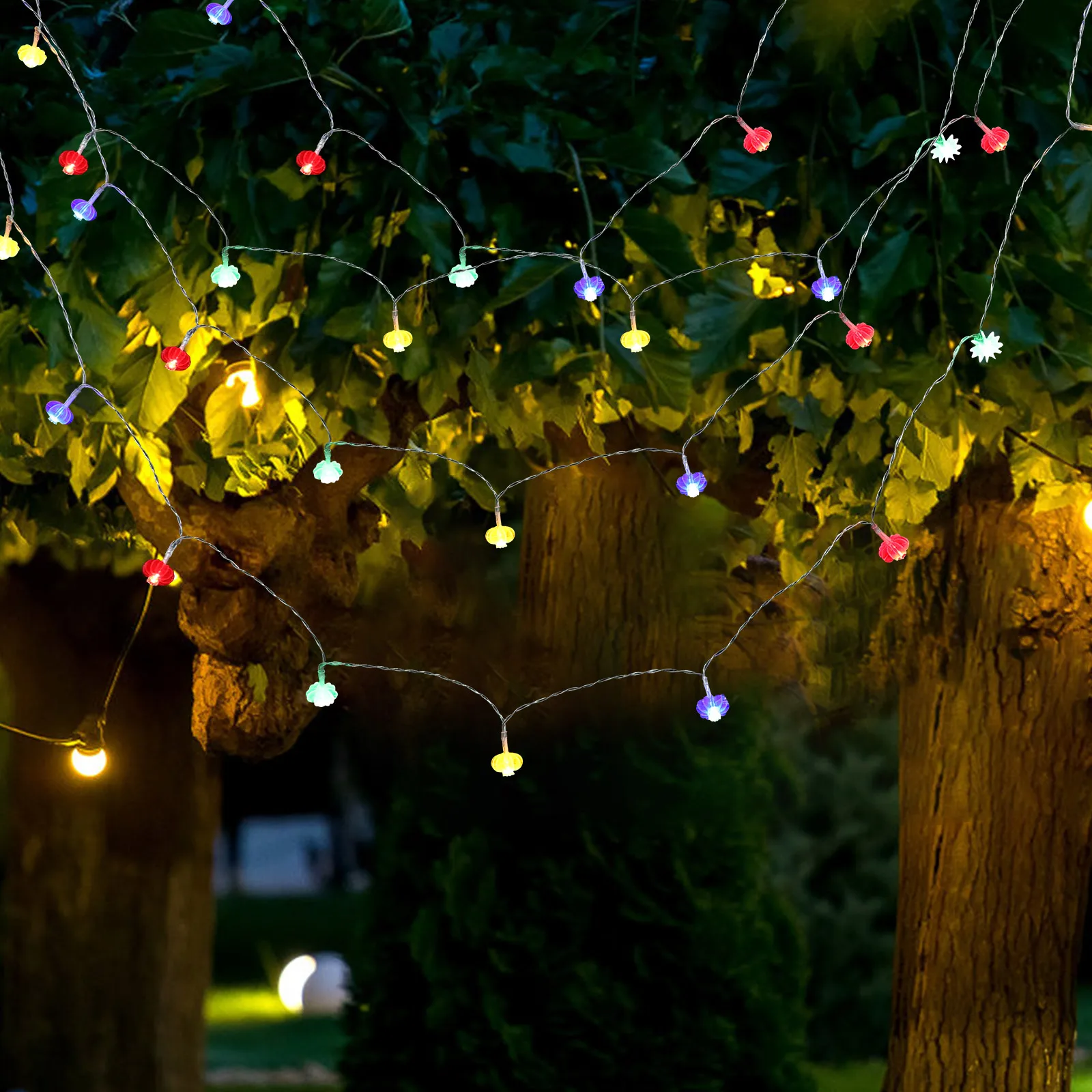 

2pcs Led Lantern String Operated Colorful For Spring Festival New Year Christmas Decorations Indoor