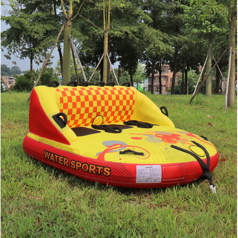 3 Person Comfortable Backrest Super Mable Water Sport Boat Ski Inflatable Towable Tube